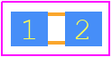 RNCP0603FTD2K21 - Stackpole Electronics, Inc. PCB footprint - Resistor Chip - Resistor Chip - 0603 (1608 Metric)