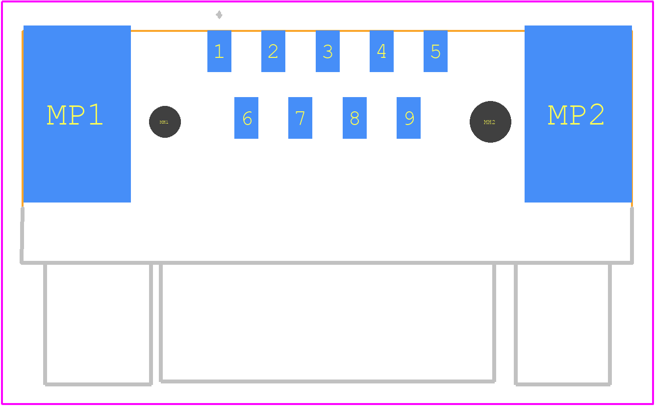 09551667822741 - HARTING PCB footprint - Other - Other - 09551667822741
