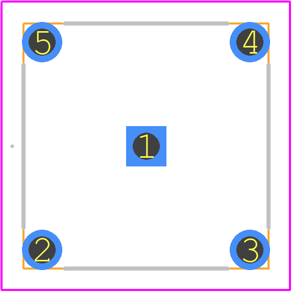 R141426168 - Radiall PCB footprint - Other - Other - R141426168-2