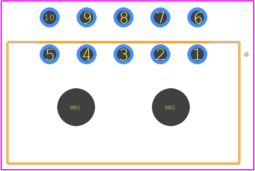 C3030WR-2x5P - CJT PCB footprint - Other - Other - C3030WR-2x5P-3