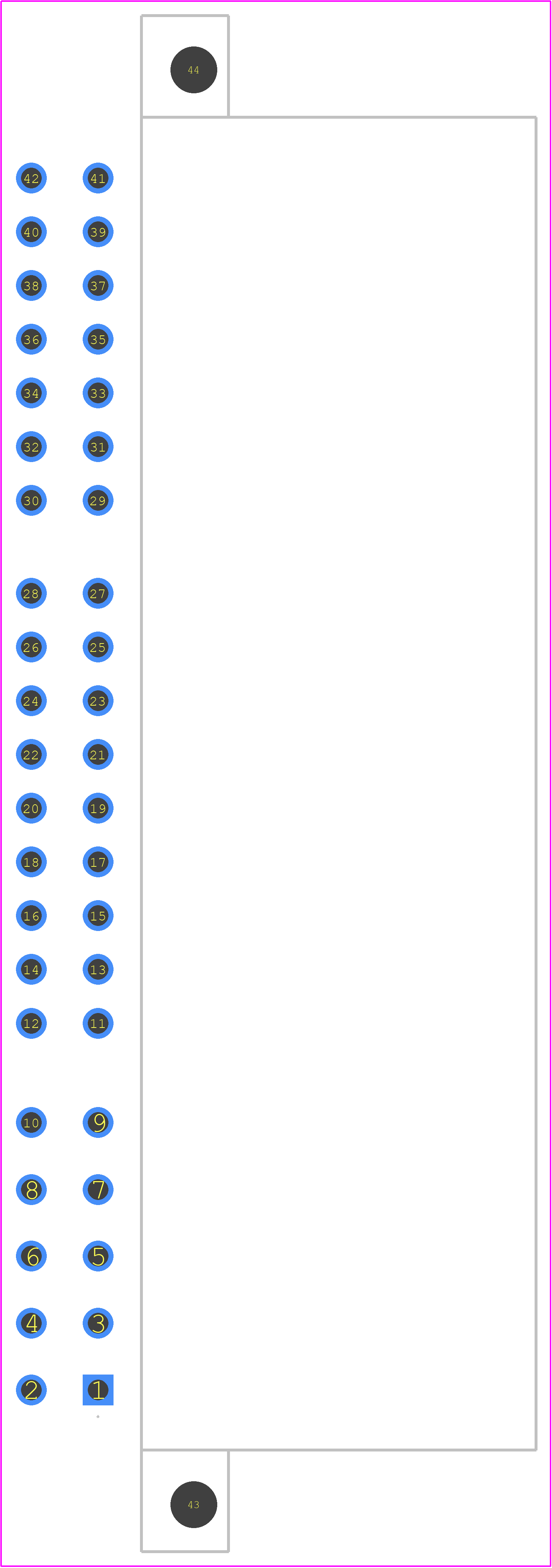172489-7 - TE Connectivity PCB footprint - Other - Other - 172489-7-3