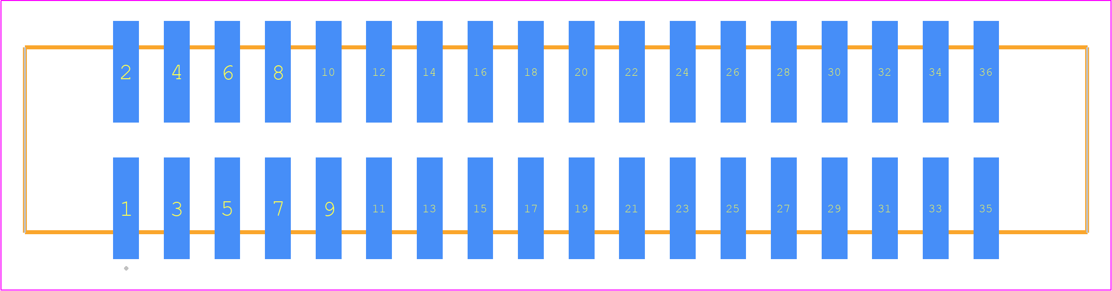 HTST-118-01-H-DV - SAMTEC PCB footprint - Other - Other - HTST-118-01-YY-DV