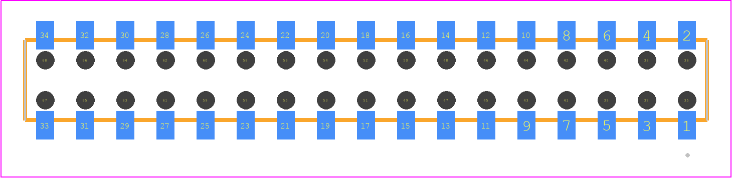 CLT-117-02-G-D-BE-P-TR - SAMTEC PCB footprint - Other - Other - CLT-117-02-XX-D-BE-Y-TR