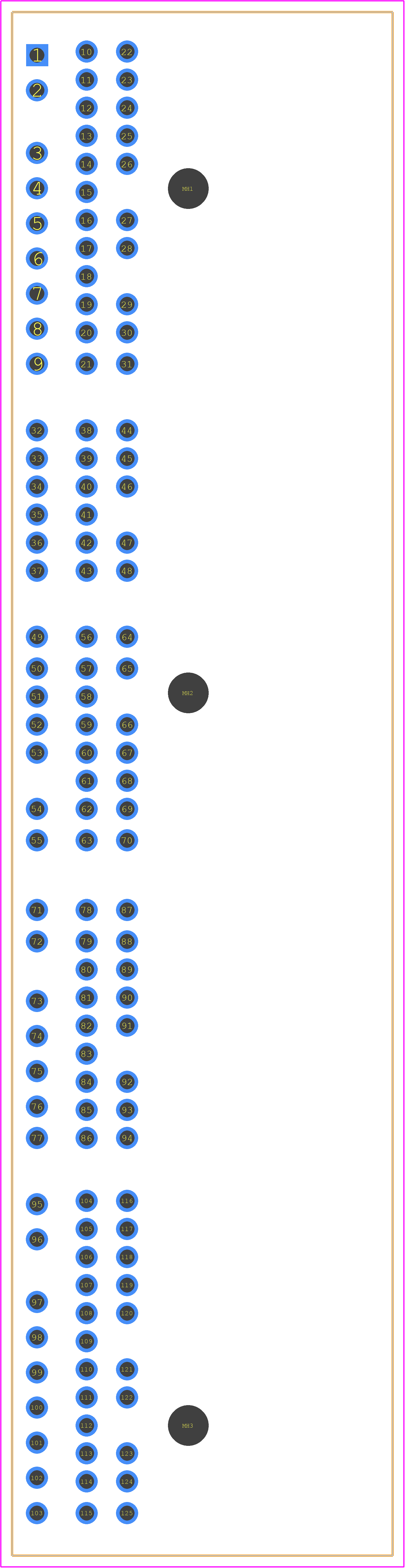 1318612-1 - TE Connectivity PCB footprint - Other - Other - 1318612-1-3