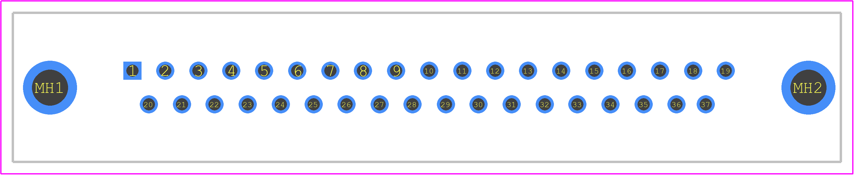 09644227246 - HARTING PCB footprint - Other - Other - 09644227246-1