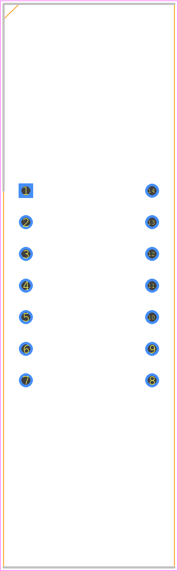 WCN6-0036R6-C11 - WCN PCB footprint - Dual-In-Line Sockets - Dual-In-Line Sockets - DIS14