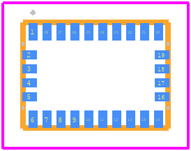 BMF055 - BOSCH PCB footprint - Other - Other - BMF055-2