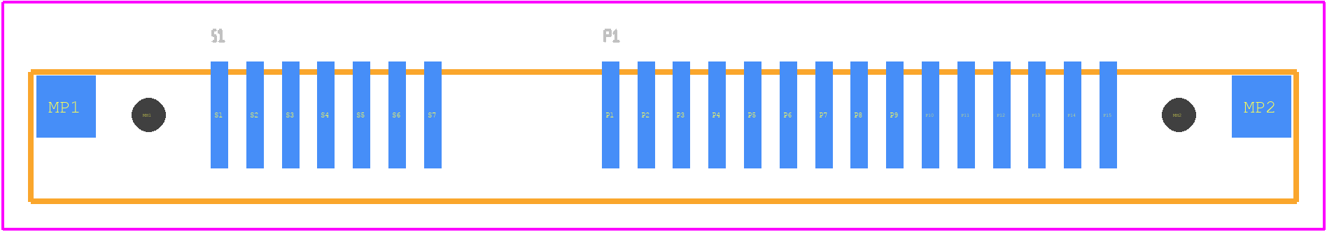1735284-4 - TE Connectivity PCB footprint - Other - Other - 1735284-4-3