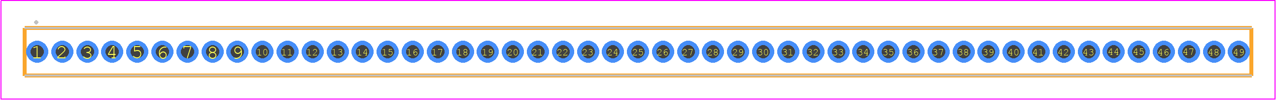 TMS-149-01-G-S - SAMTEC PCB footprint - Other - Other - TMS-149-YY-XX-S