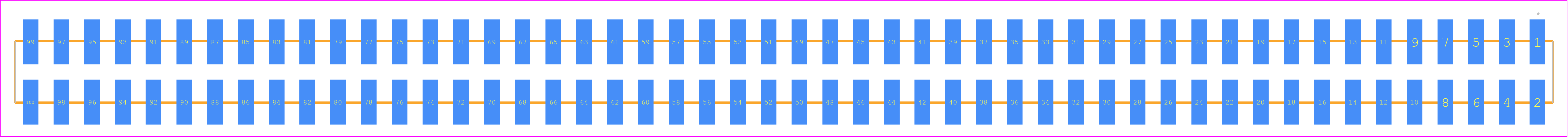 TSM-150-02-TM-DV - SAMTEC PCB footprint - Other - Other - TSM-150-YY-ZZZ-DV