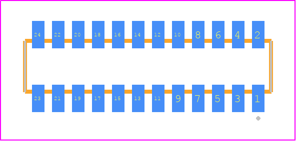 CLM-112-02-L-D-P-TR - SAMTEC PCB footprint - Other - Other - CLM-112-02-XX-D-Y-TR