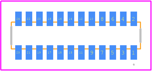 CLM-112-02-L-D-TR - SAMTEC PCB footprint - Other - Other - CLM-112-02-L-D-TR-2