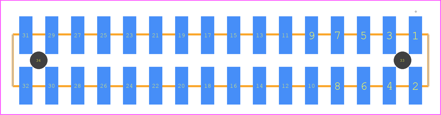 TSM-116-02-F-DV-A - SAMTEC PCB footprint - Other - Other - TSM-116-YY-ZZZ-DV-A