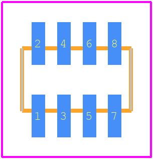 M50-3120445 - Harwin PCB footprint - Other - Other - M50-3120445-3
