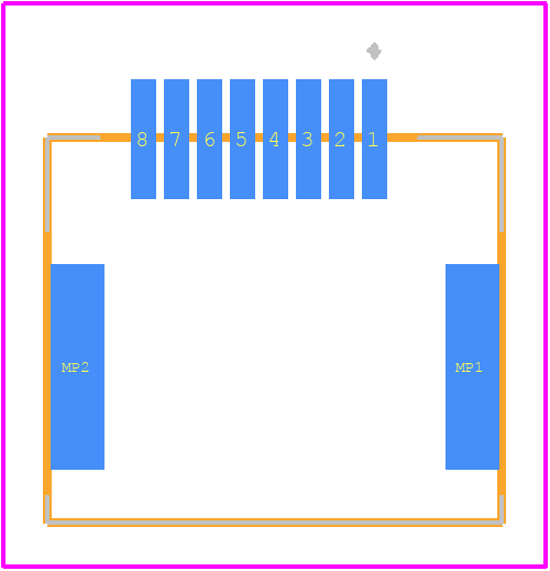 213228-0830 - Molex PCB footprint - Other - Other - 213228-0830-1