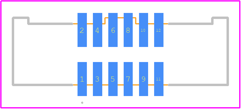 ESHF-106-01-L-D-SM - SAMTEC PCB footprint - Other - Other - ESHF-106-01-L-D-SM-2