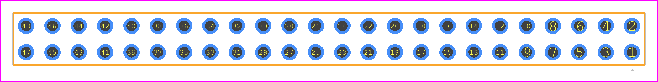 BCS-124-LM-D-TE - SAMTEC PCB footprint - Other - Other - BCS-124-XXX-D-TE