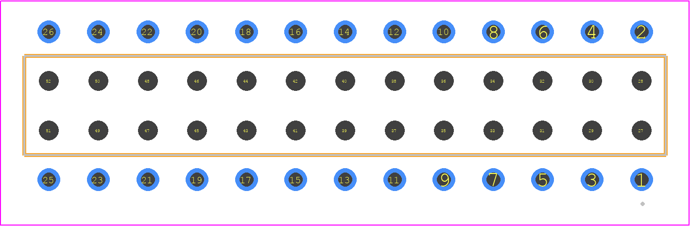 BCS-113-F-D-PE - SAMTEC PCB footprint - Other - Other - BCS-113-XXX-D-PE