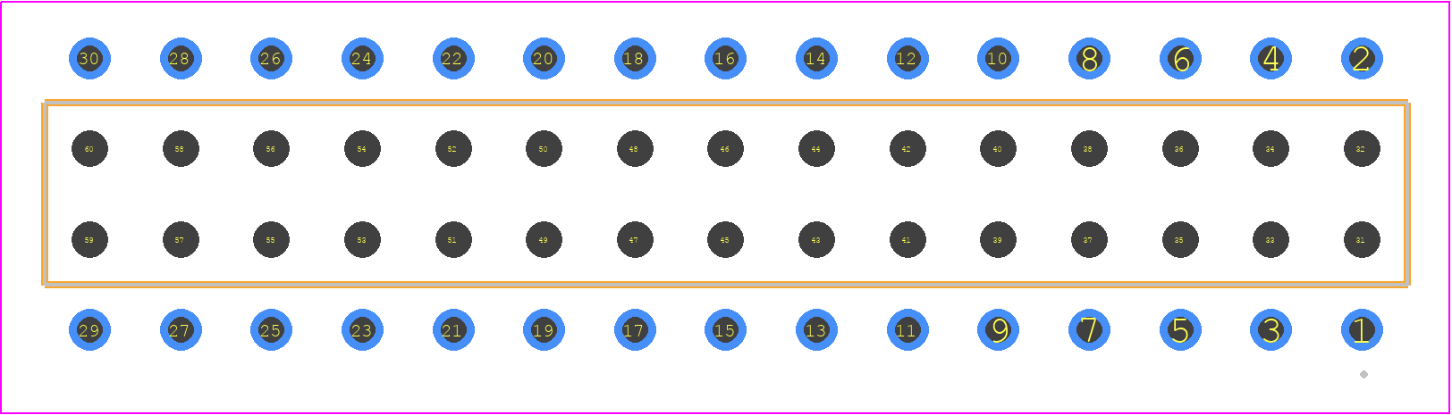 BCS-115-FM-D-PE - SAMTEC PCB footprint - Other - Other - BCS-115-XXX-D-PE