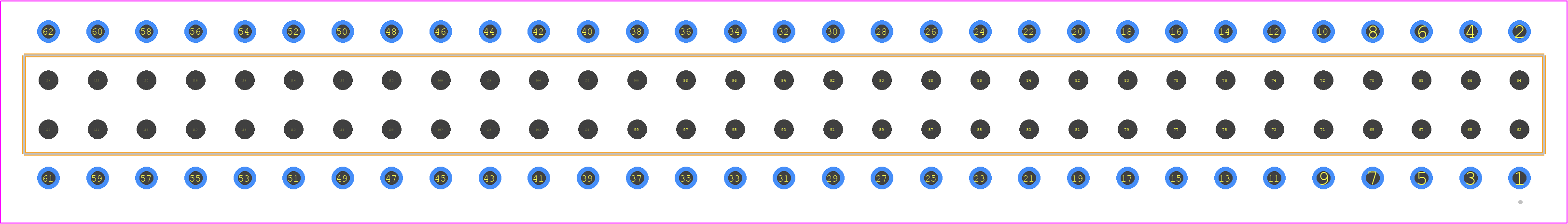 BCS-131-T-D-PE - SAMTEC PCB footprint - Other - Other - BCS-131-XXX-D-PE