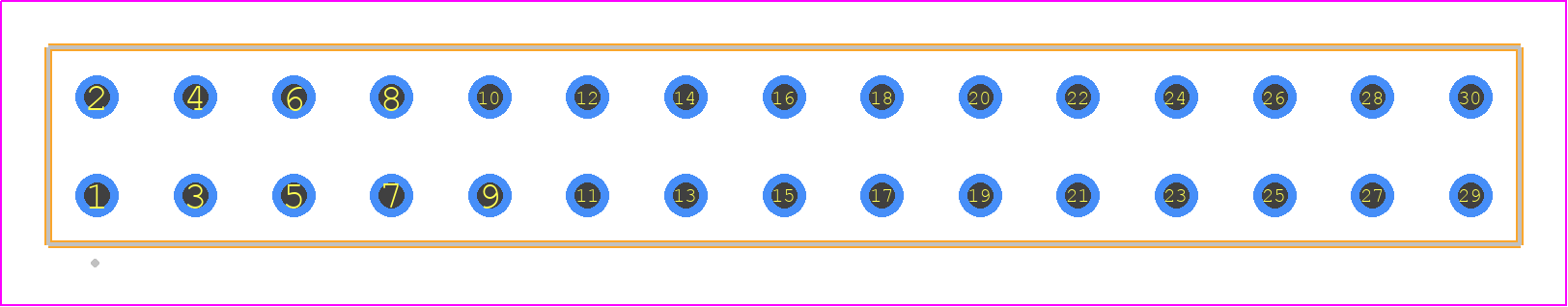 BDL-15-G-E - SAMTEC PCB footprint - Other - Other - BDL-15-XX-Y