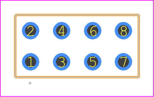 SDL-104-TT-19 - SAMTEC PCB footprint - Other - Other - SDL-104-XX-YY