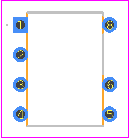 PR3BMF51NSLH - Sharp Microelectronics PCB footprint - Other - Other - 8-DIP_2025