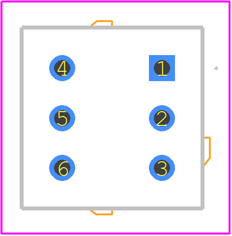 A23HP - NKK Switches PCB footprint - Other - Other - A23HP-1