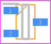 RT9169-33GVL - RICHTEK PCB footprint - SOT23 (3-Pin) - SOT23 (3-Pin) - SOT-23