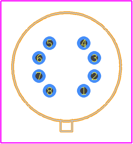 1617133-3 - TE Connectivity PCB footprint - Other - Other - 1617133-3