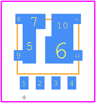 SQJ942EP-T1_GE3 - Vishay PCB footprint - Other - Other - PowerPAK® SO-8L Assymetric