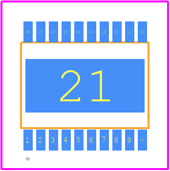 LTC3115HFE-2#TRPBF - Analog Devices PCB footprint - Other - Other - FE Package 20-Lead Plastic TSSOP (4.4mm)