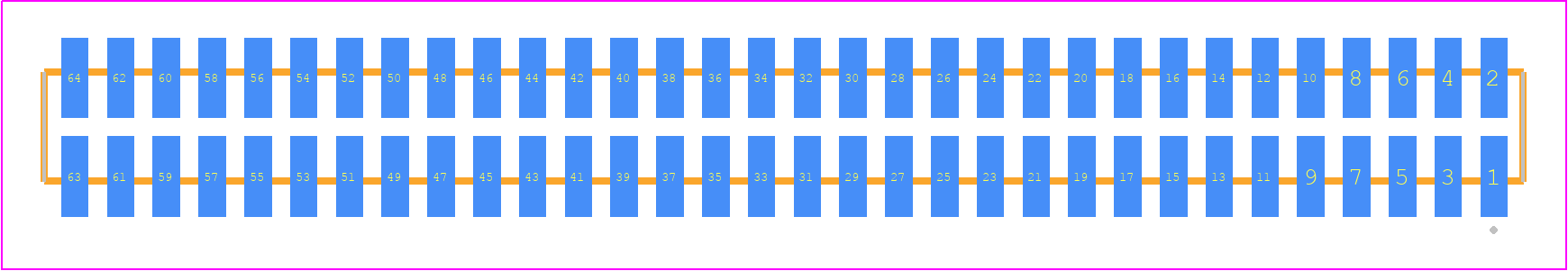 SFMC-132-02-L-D - SAMTEC PCB footprint - Other - Other - SFMC-132-SS-YY-D