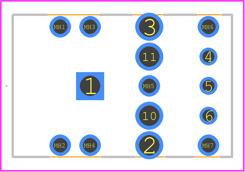 SJ-3566AN - Same Sky PCB footprint - Other - Other - SJ-3566AN-2