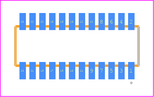 CLE-112-01-F-DV - SAMTEC PCB footprint - Other - Other - CLE-112-01-X-DV