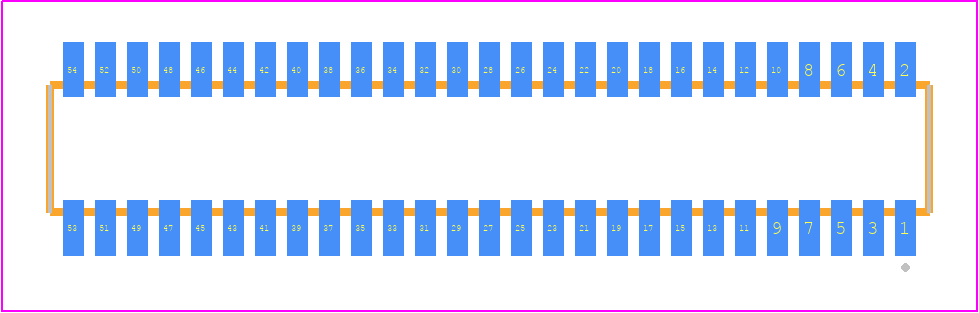 CLE-127-01-G-DV - SAMTEC PCB footprint - Other - Other - CLE-127-01-X-DV