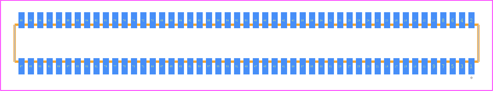CLE-149-01-G-DV - SAMTEC PCB footprint - Other - Other - CLE-149-01-X-DV