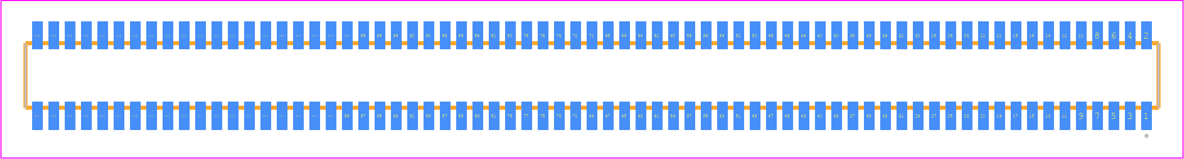 CLE-169-01-G-DV - SAMTEC PCB footprint - Other - Other - CLE-169-01-X-DV