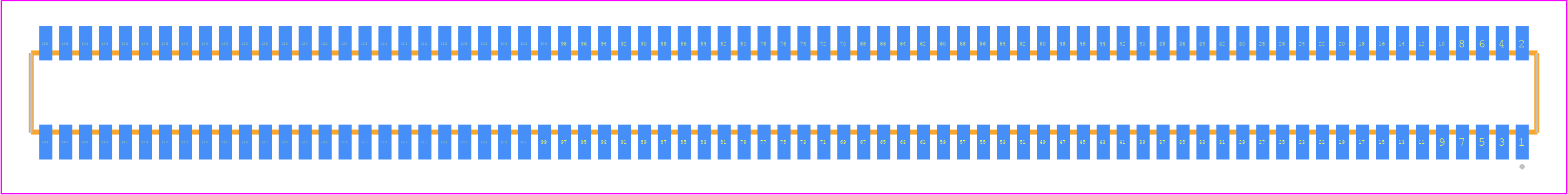 CLE-175-01-F-DV - SAMTEC PCB footprint - Other - Other - CLE-175-01-X-DV