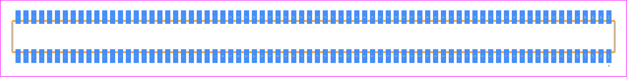 CLE-176-01-G-DV - SAMTEC PCB footprint - Other - Other - CLE-176-01-X-DV