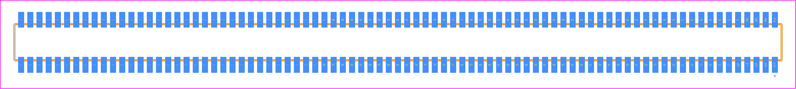 CLE-183-01-F-DV - SAMTEC PCB footprint - Other - Other - CLE-183-01-X-DV