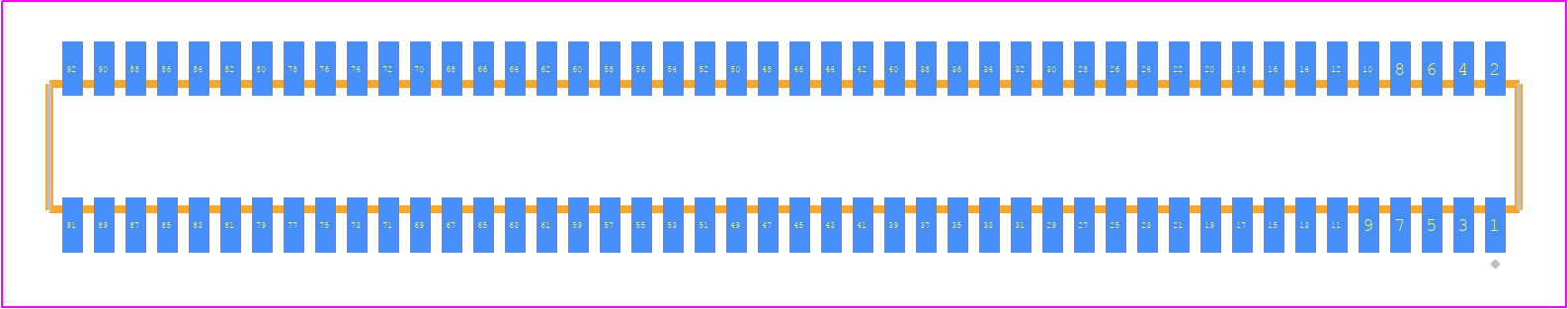 CLE-146-01-G-DV-TR - SAMTEC PCB footprint - Other - Other - CLE-146-01-X-DV-TR