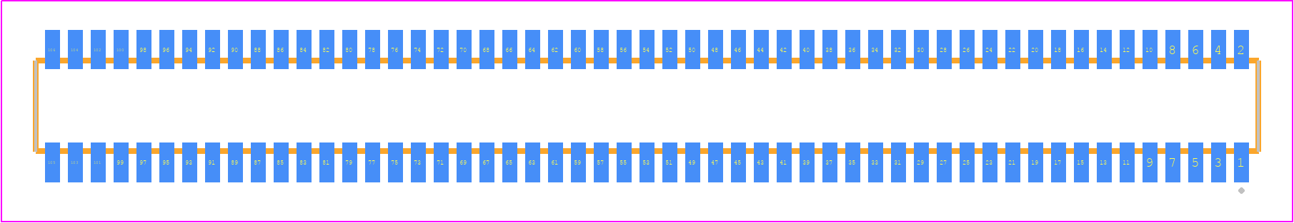 CLE-153-01-G-DV-TR - SAMTEC PCB footprint - Other - Other - CLE-153-01-X-DV-TR