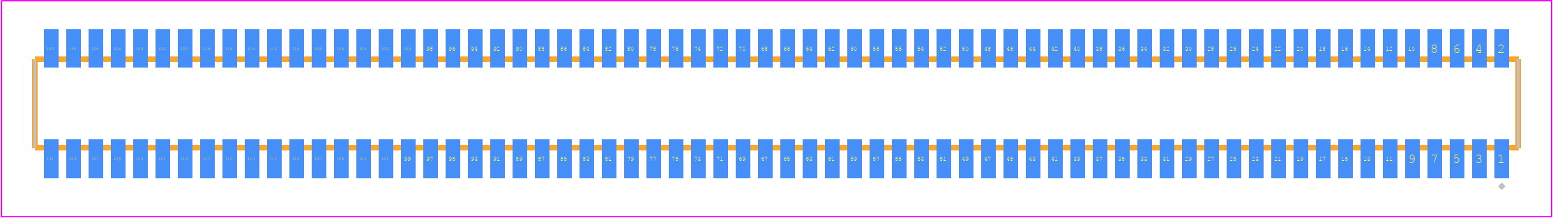 CLE-166-01-G-DV-TR - SAMTEC PCB footprint - Other - Other - CLE-166-01-X-DV-TR