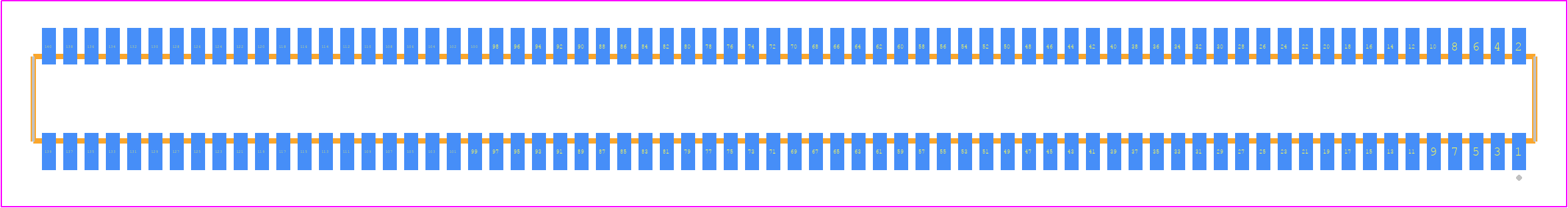 CLE-170-01-G-DV-TR - SAMTEC PCB footprint - Other - Other - CLE-170-01-X-DV-TR