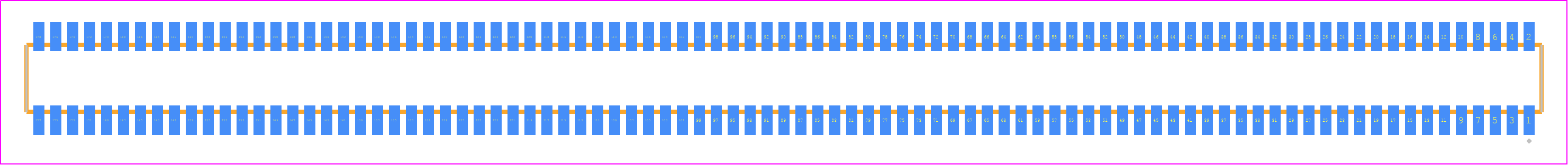 CLE-189-01-F-DV-TR - SAMTEC PCB footprint - Other - Other - CLE-189-01-X-DV-TR