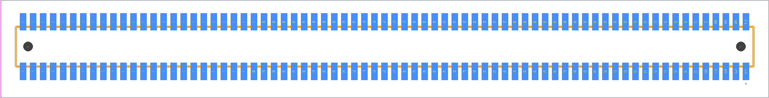 CLE-173-01-G-DV-A - SAMTEC PCB footprint - Other - Other - CLE-173-01-X-DV-A