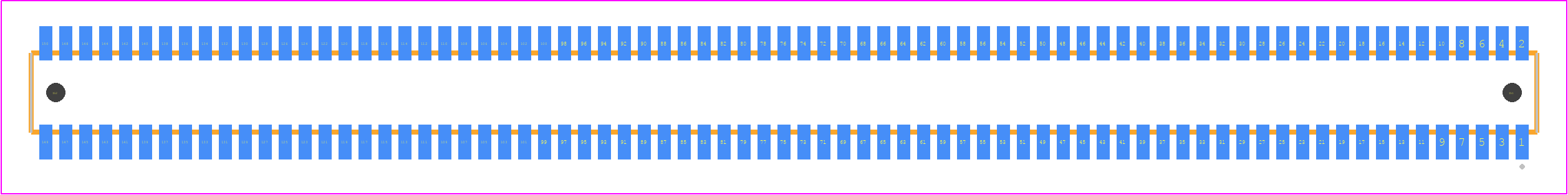 CLE-175-01-F-DV-A - SAMTEC PCB footprint - Other - Other - CLE-175-01-X-DV-A