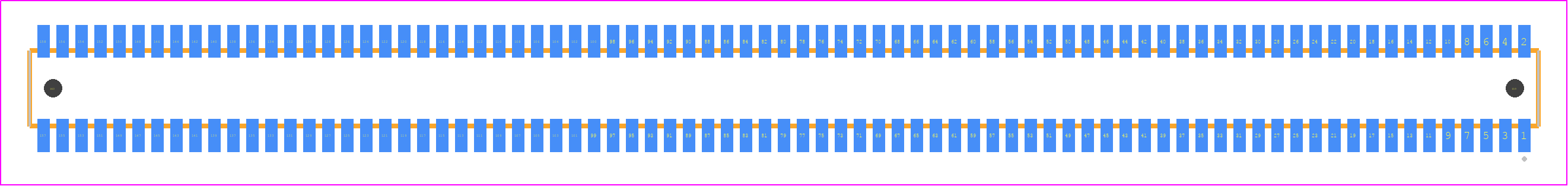 CLE-179-01-F-DV-A - SAMTEC PCB footprint - Other - Other - CLE-179-01-X-DV-A
