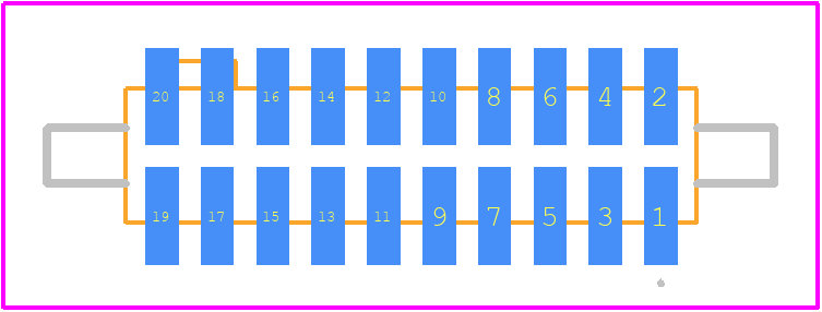 SFM-110-02-L-D-TR - SAMTEC PCB footprint - Other - Other - SFM-110-02-L-D-TR-1